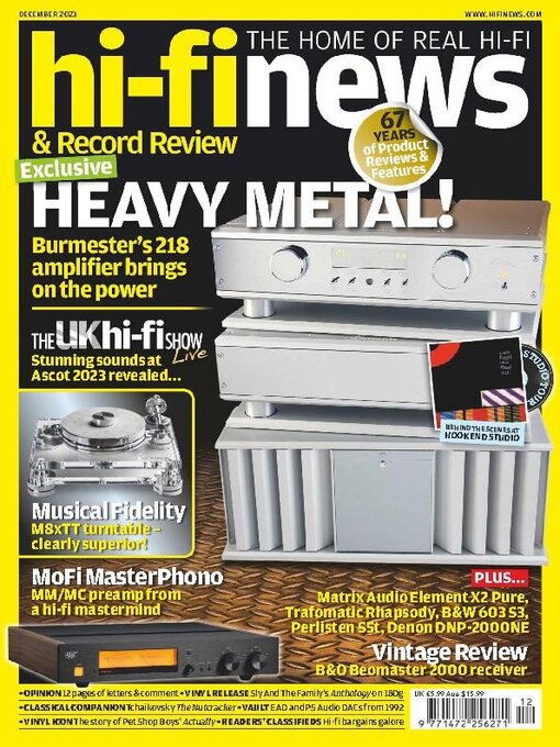 Title details for Hi Fi News by AV Tech Media Ltd - Available